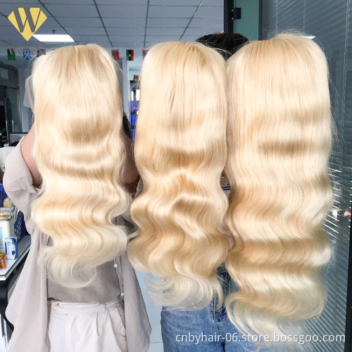 Glueless 613 HD Full Lace Wig,Human Hair Wigs Blonde 613 Lace Front,Wholesale Platinum Blonde 613 Lace Frontal Wigs Human Hair